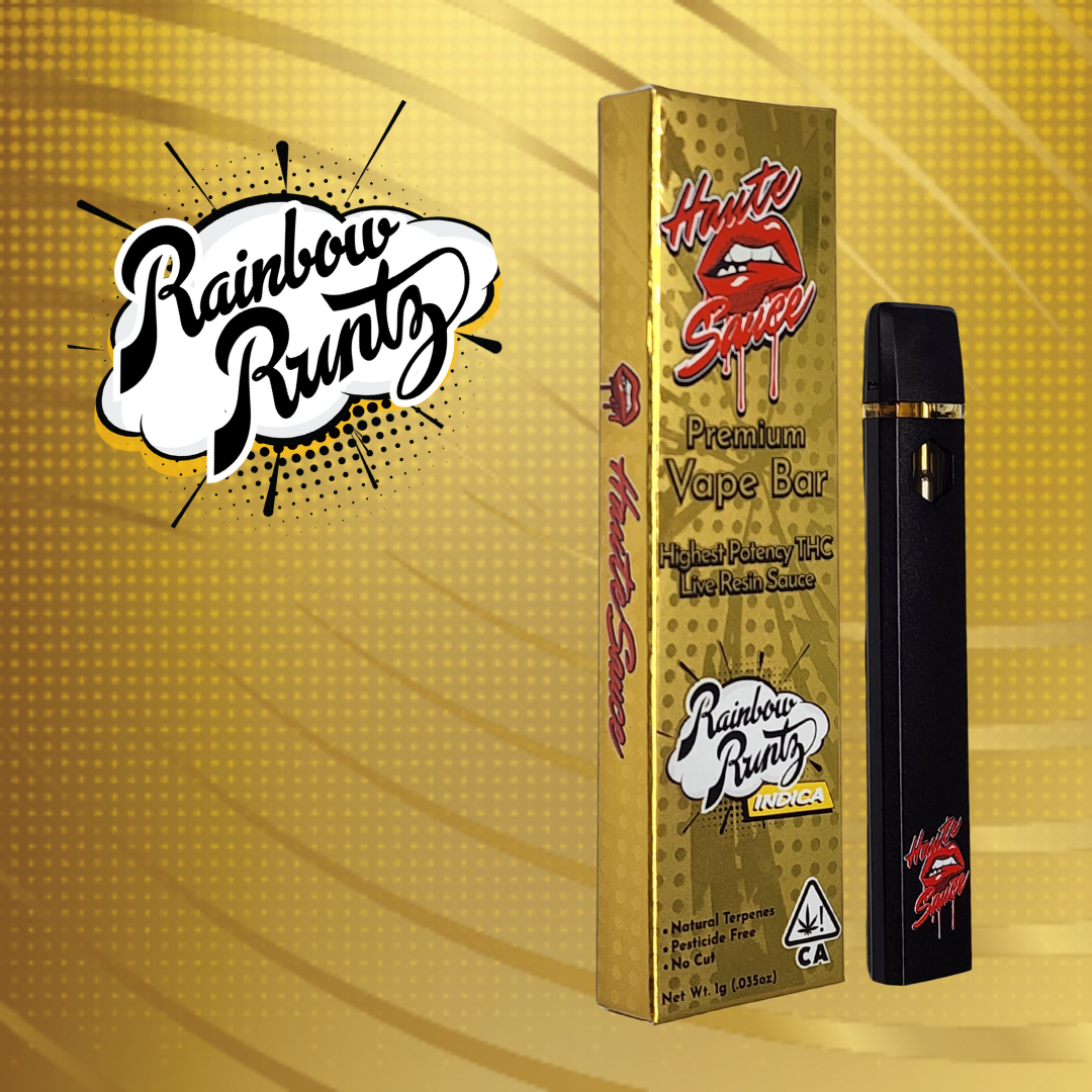 Haute Sauce 1 Gram Live Resin Sauce Disposable Vape Bar - Rainbow Runtz