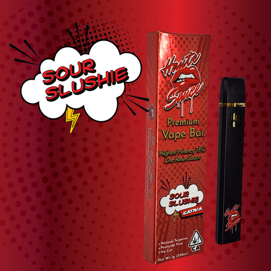 Haute Sauce 1 Gram Live Resin Sauce Disposable Vape Bar - Sour Slushie