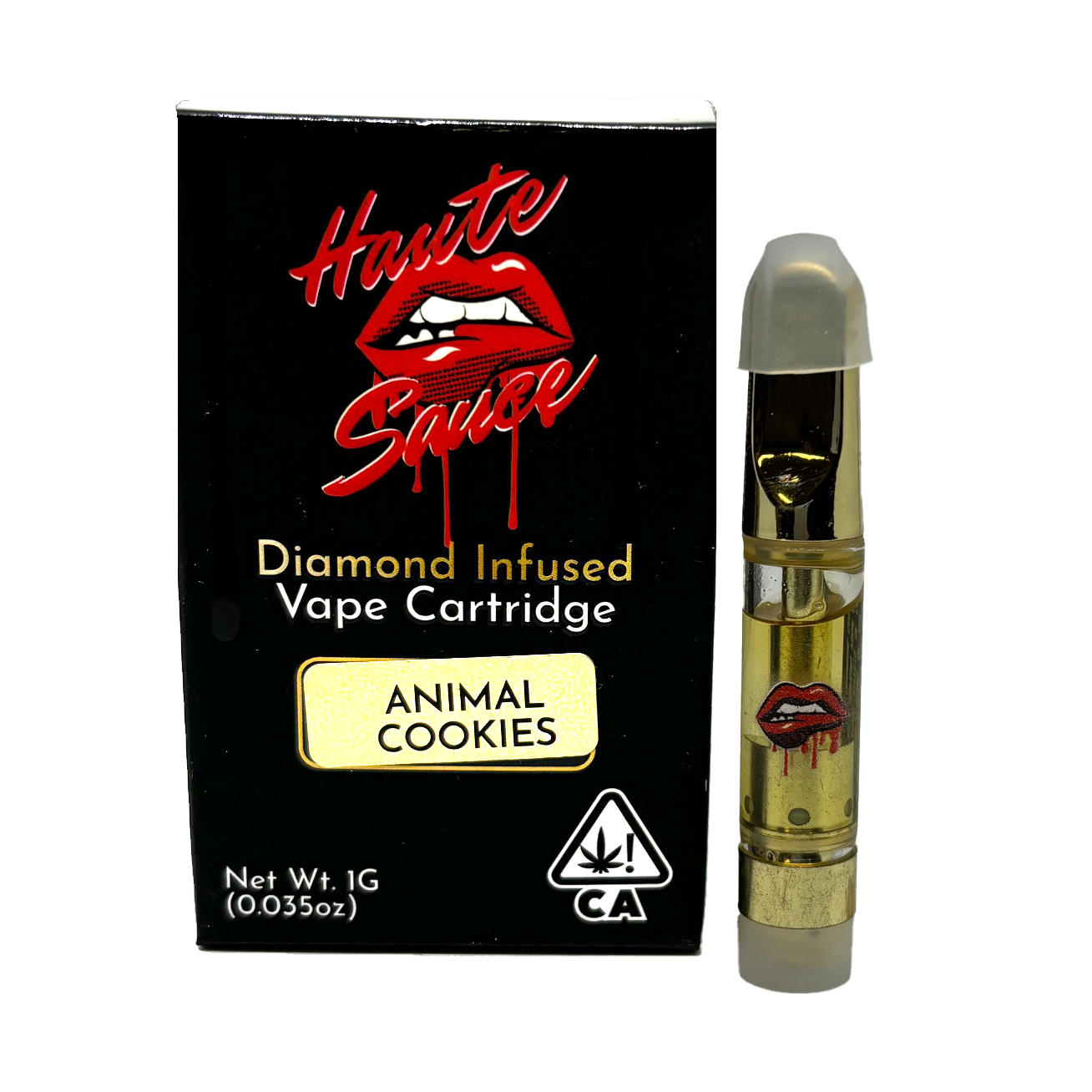 Haute Sauce 1 Gram Live Resin Sauce Cartridge - Animal Cookies