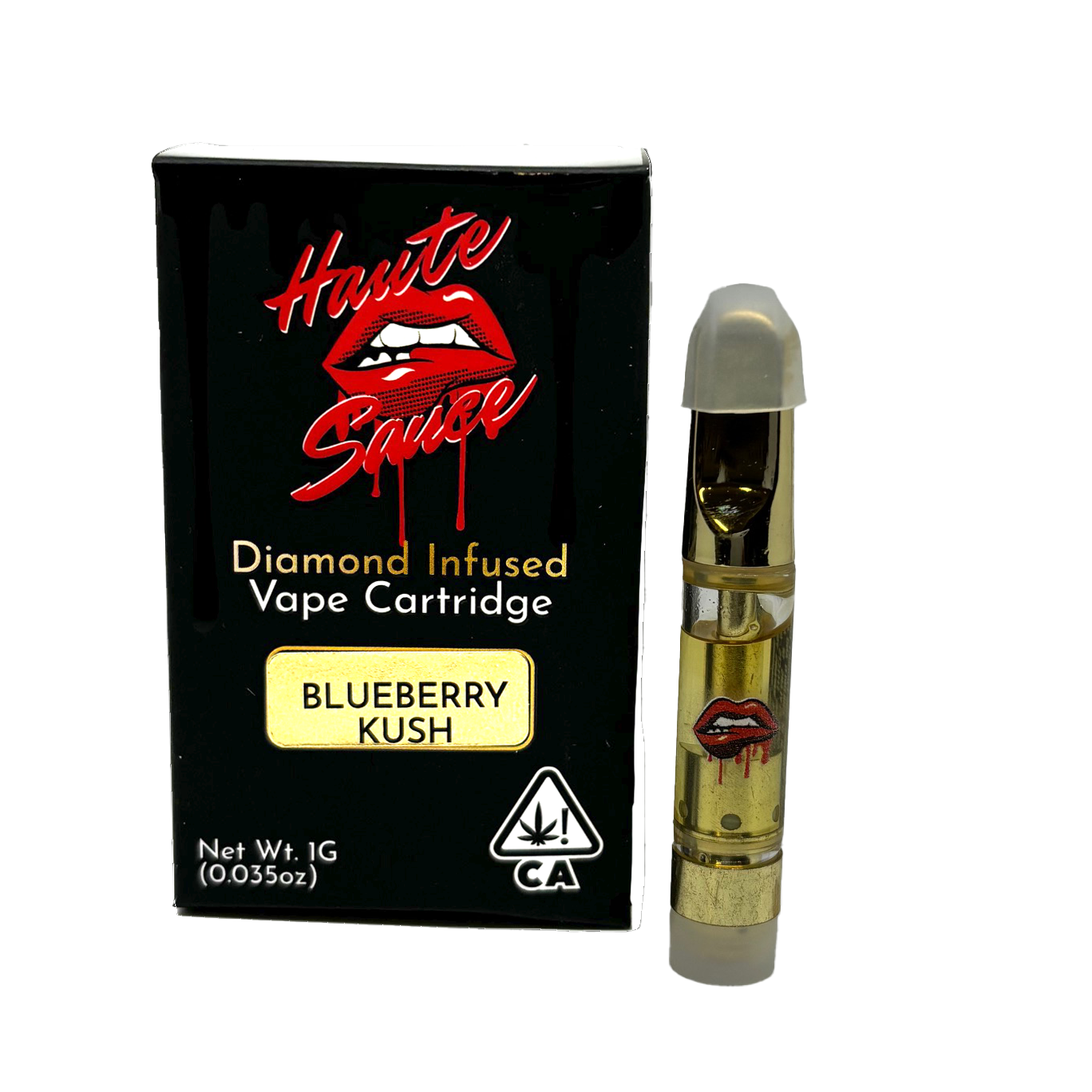 Haute Sauce 1 Gram Live Resin Sauce Cartridge - Blueberry Kush