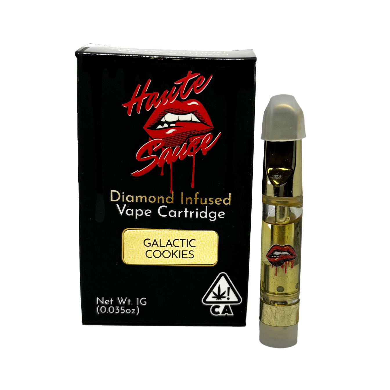 Haute Sauce 1 Gram Live Resin Sauce Cartridge - Galactic Cookies