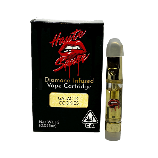 Haute Sauce 1 Gram Live Resin Sauce Cartridge - Galactic Cookies