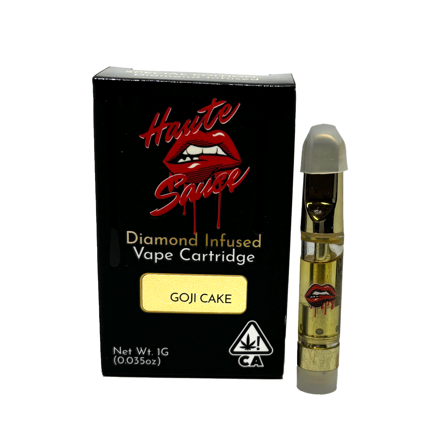 Haute Sauce 1 Gram Live Resin Sauce Cartridge - Goji Cake