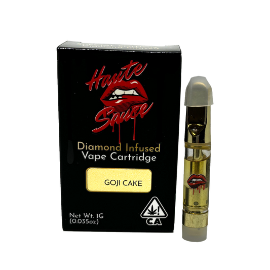 Haute Sauce 1 Gram Live Resin Sauce Cartridge - Goji Cake