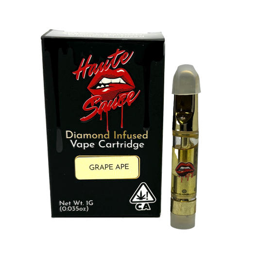 Haute Sauce 1 Gram Live Resin Sauce Cartridge - Grape Ape