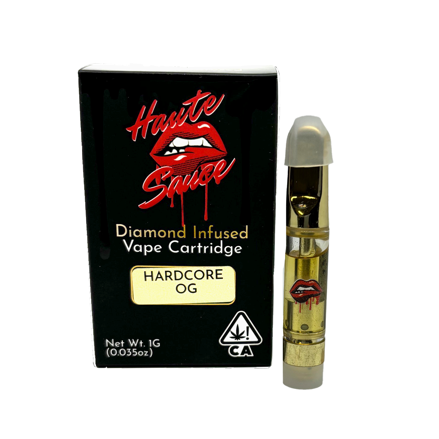 Haute Sauce 1 Gram Live Resin Sauce Cartridge - Hardcore OG