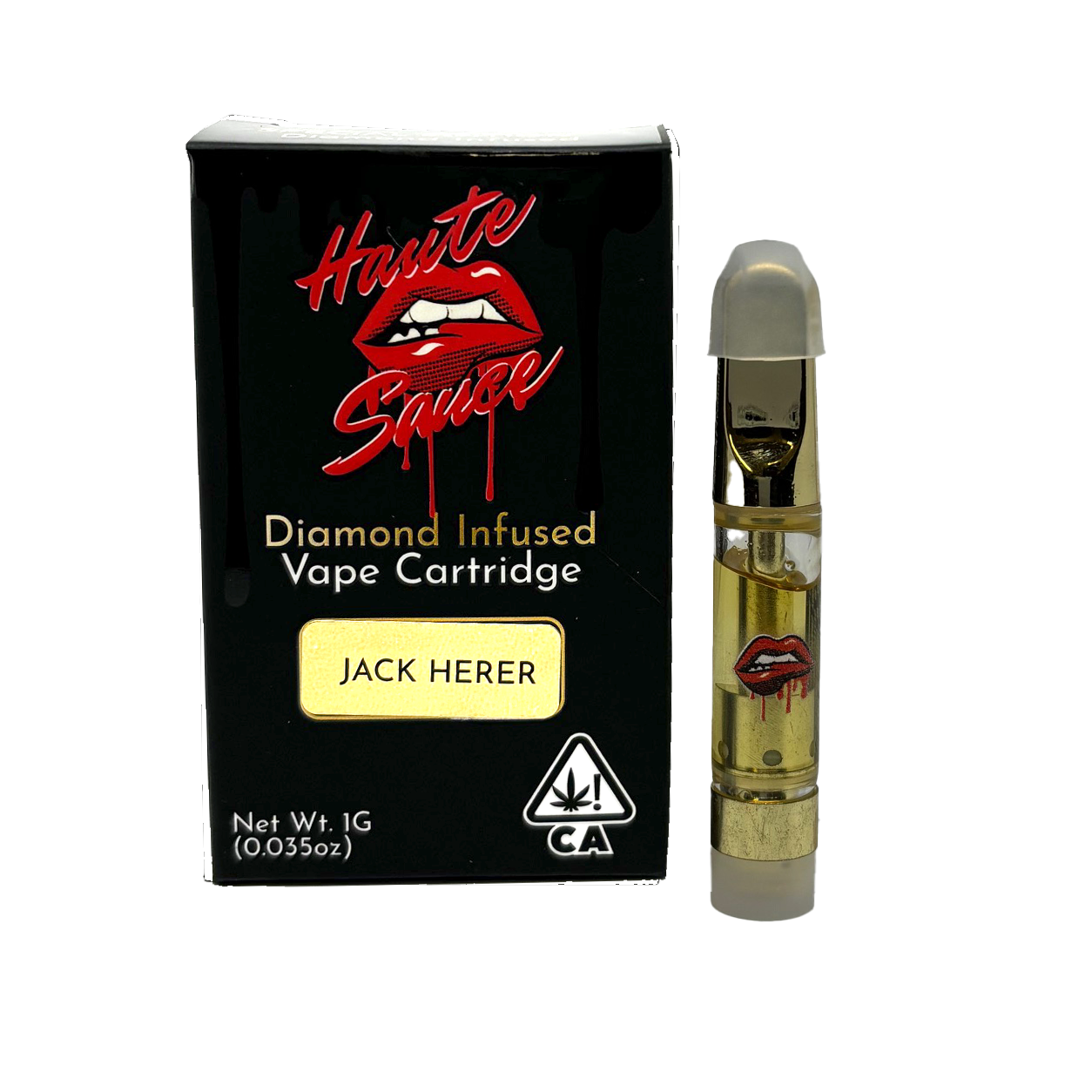 Haute Sauce 1 Gram Live Resin Sauce Cartridge - Jack Herer