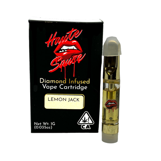 Haute Sauce 1 Gram Live Resin Sauce Cartridge - Lemon Jack