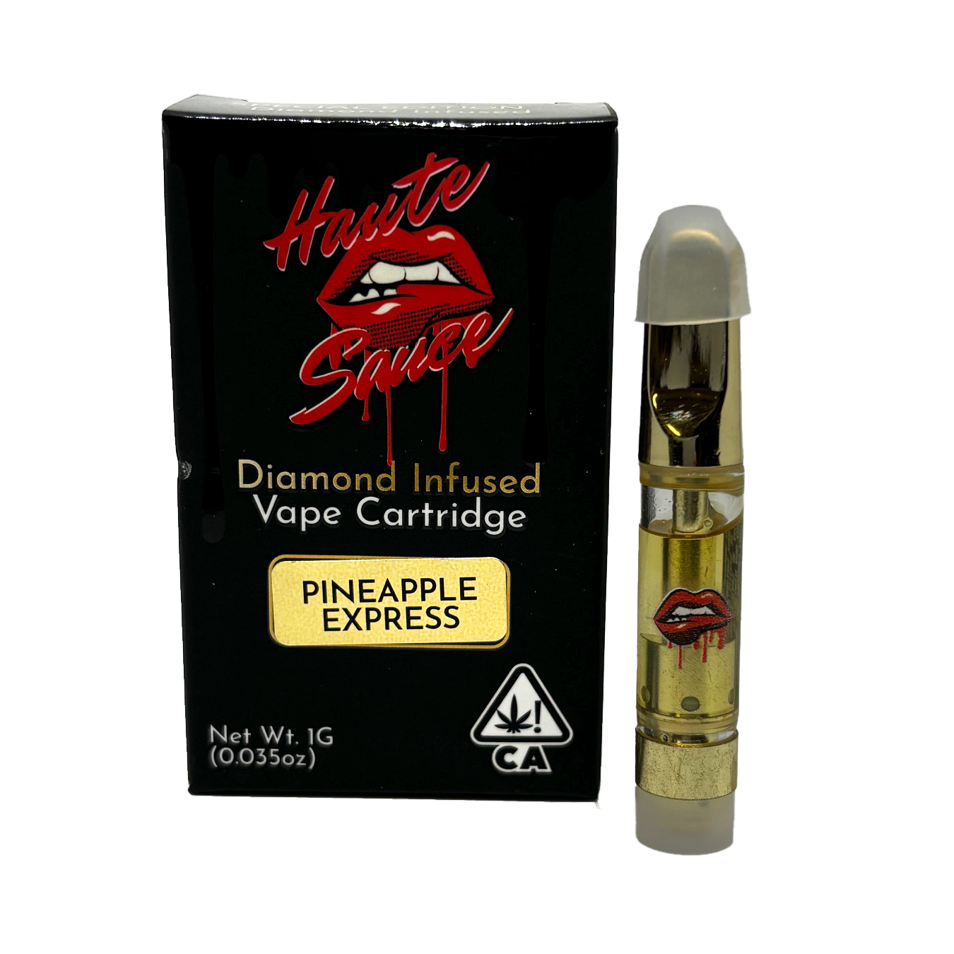 Haute Sauce 1 Gram Live Resin Sauce Cartridge - Pineapple Express