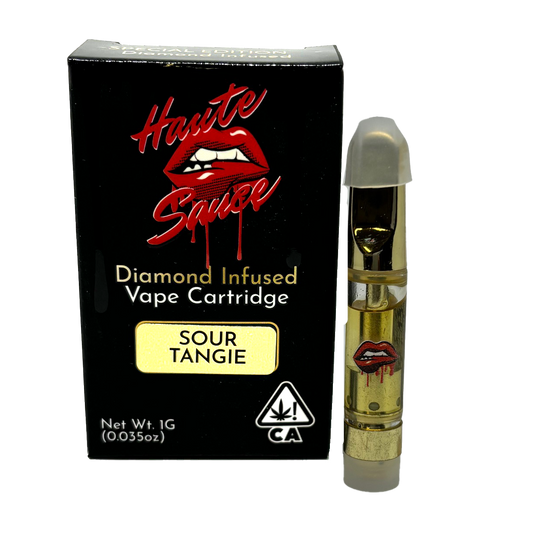 Haute Sauce 1 Gram Live Resin Sauce Cartridge - Sour Tangie